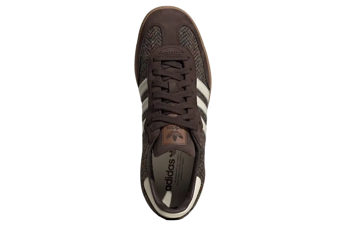 Adidas Originals Samba Tweed Pack Dark Brown Cream White Black