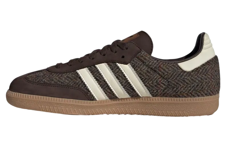 Adidas Originals Samba Tweed Pack Dark Brown Cream White Black