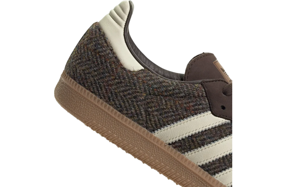 Adidas Originals Samba Tweed Pack Dark Brown Cream White Black