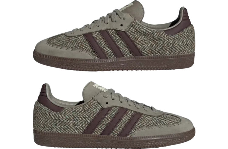 Adidas Originals Samba Tweed Pack Wonder Beige Shadow Brown Wonder White