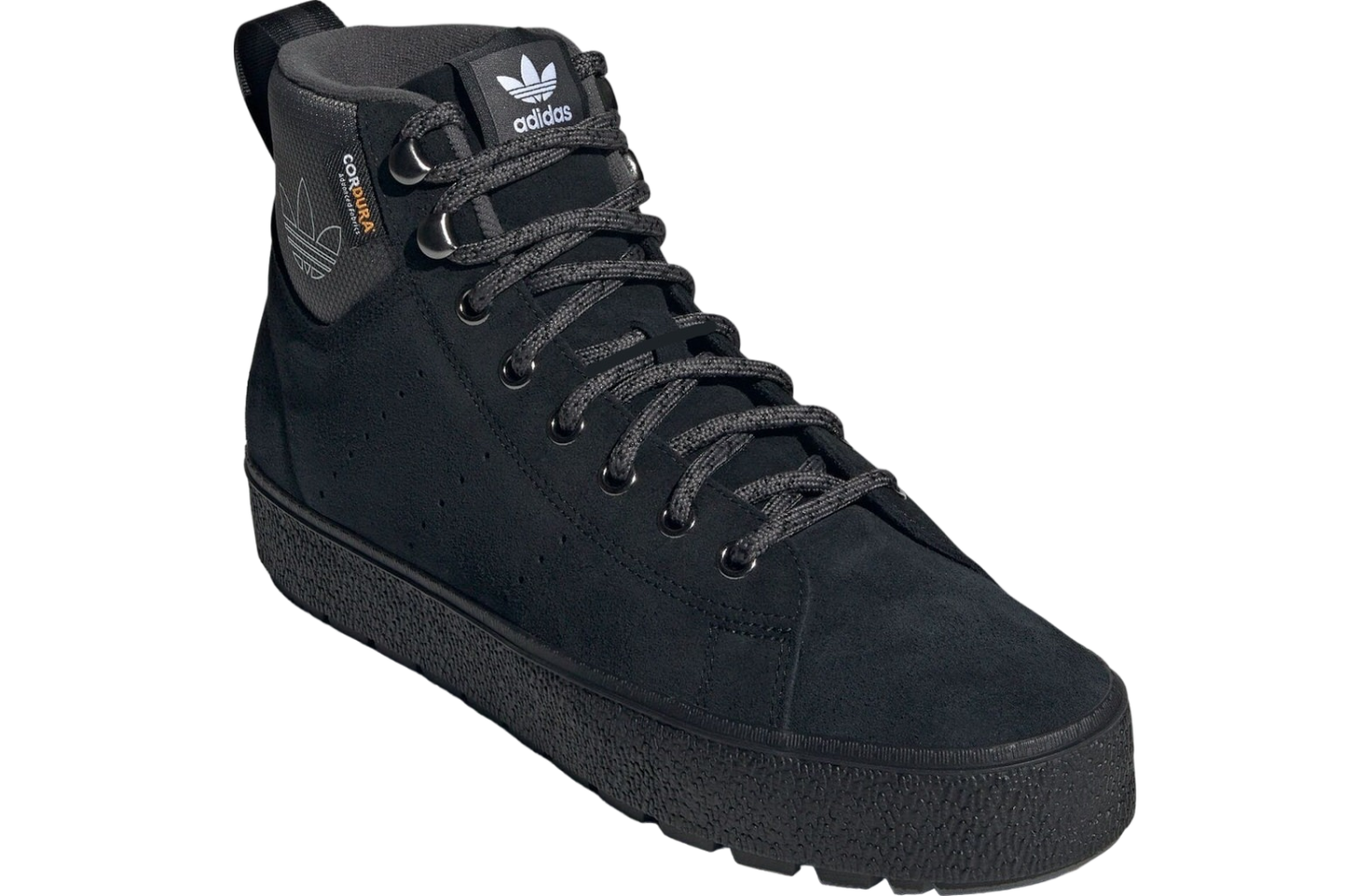 Adidas Originals Stan Smith Mid Winter Core Black / Grey Six