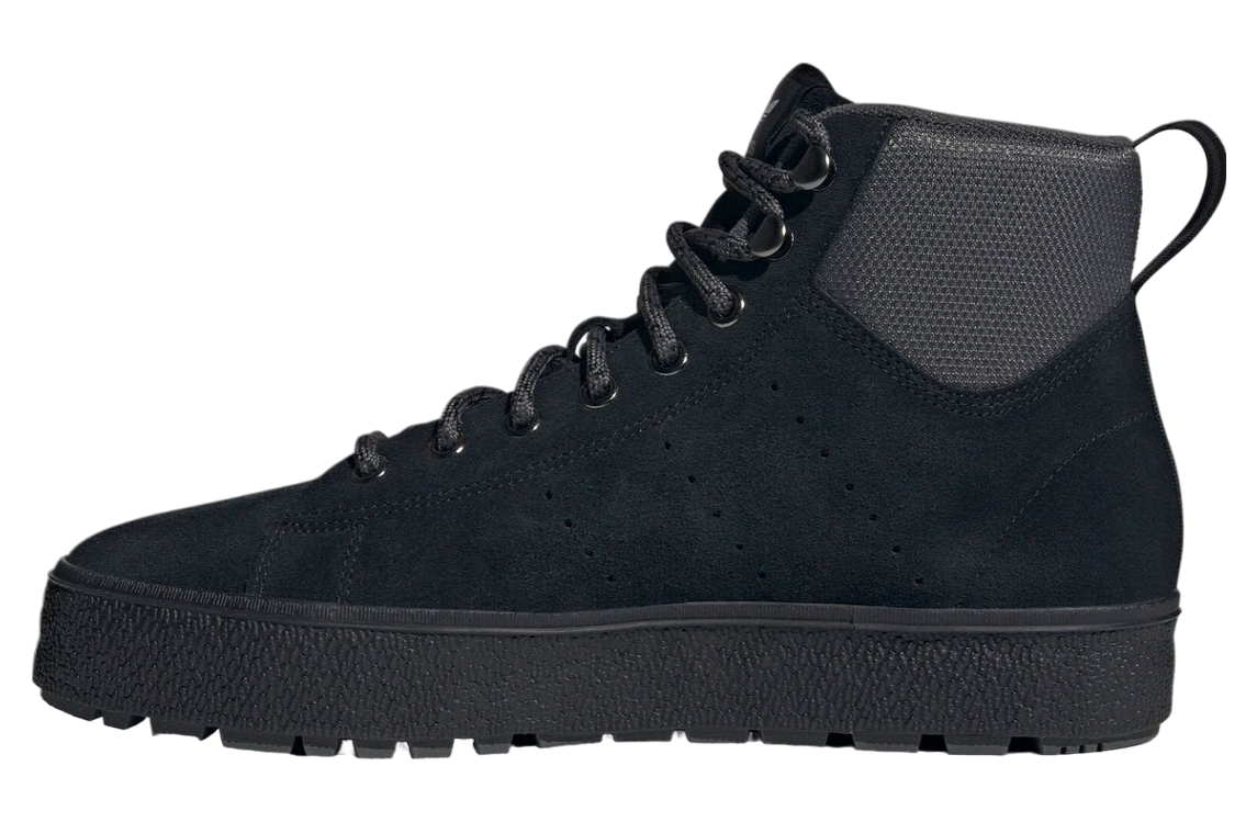 Adidas Originals Stan Smith Mid Winter Core Black / Grey Six