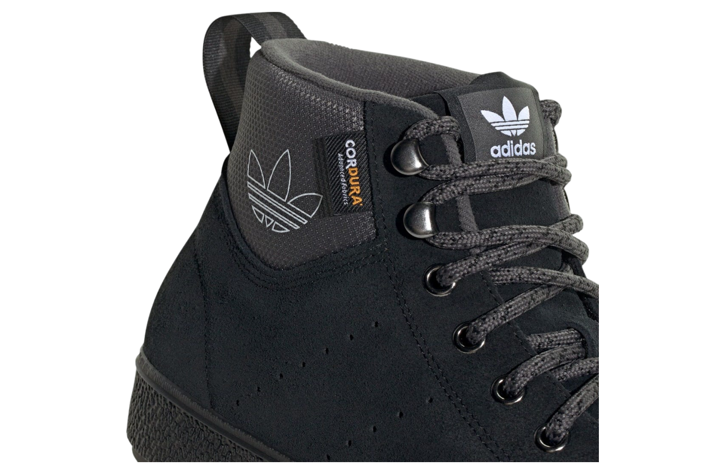 Adidas Originals Stan Smith Mid Winter Core Black / Grey Six