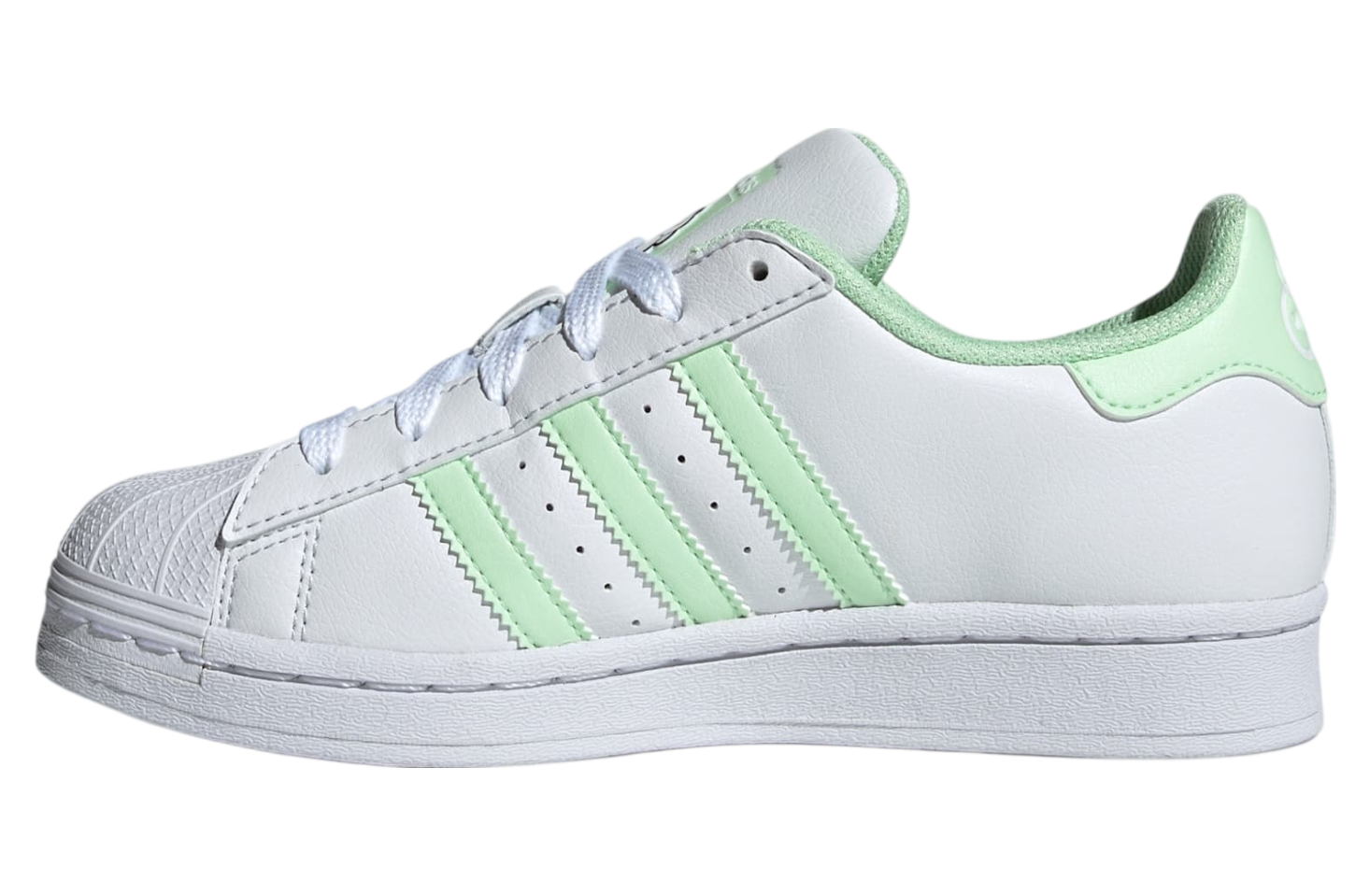 Adidas Originals x James Jarvis Superstar GS Crystal White / Semi Green Spark