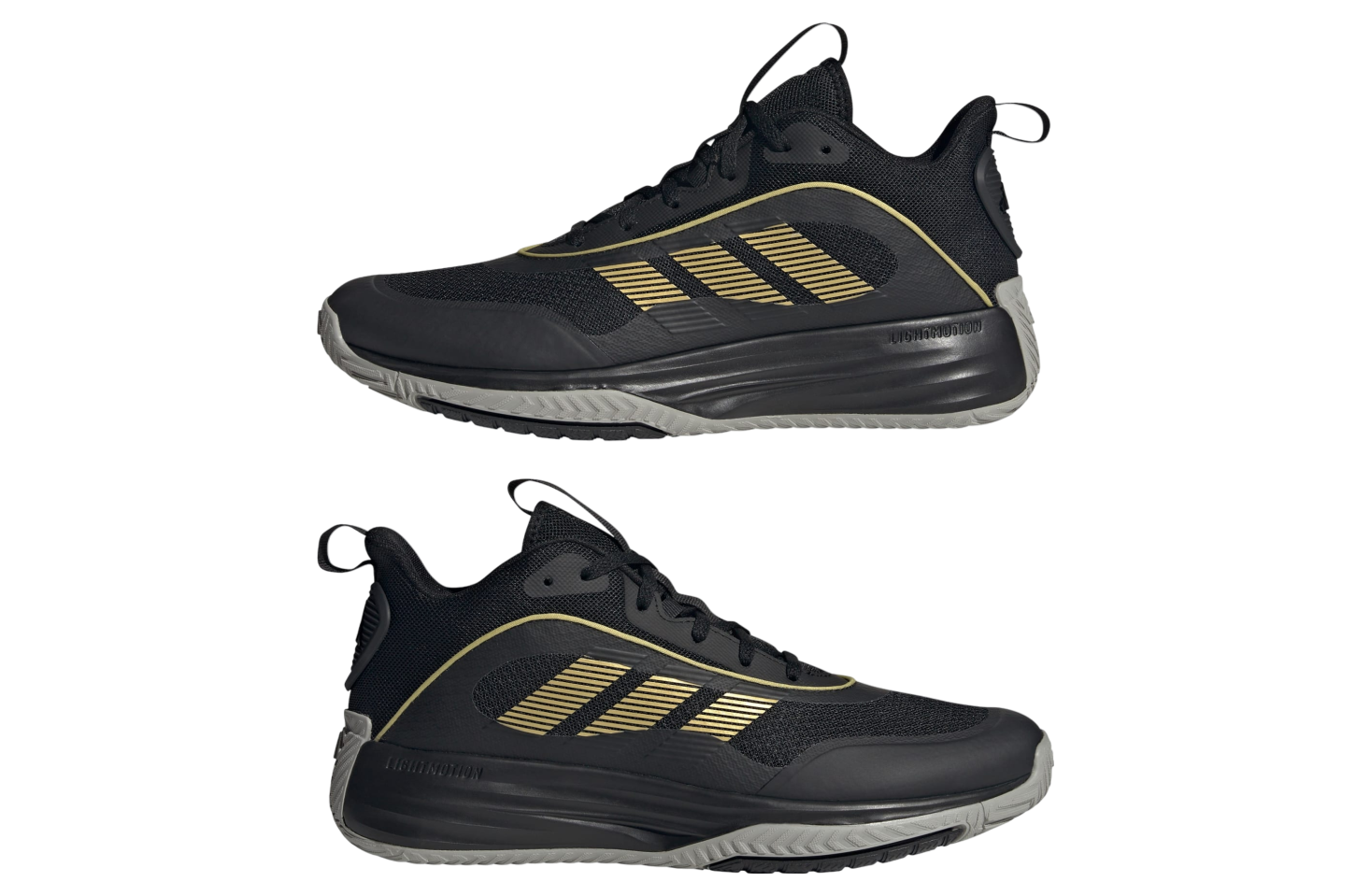 Adidas Own The Game 3 Core Black / Gold Metallic