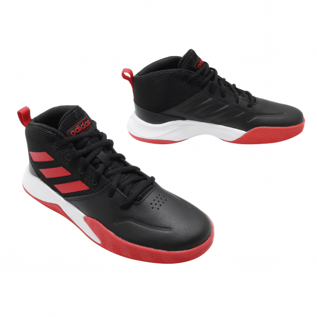adidas Own the Game GS Core Black Active Red EF0309
