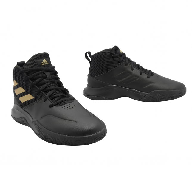 adidas Ownthegame Core Black Metallic Gold FW4562