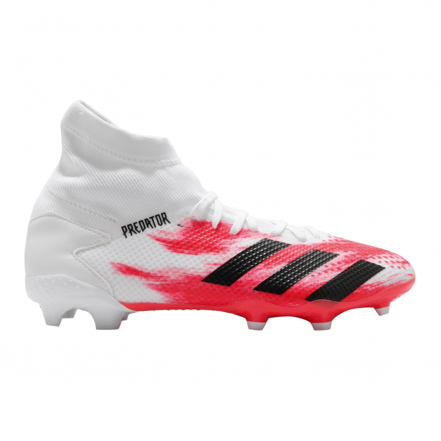 adidas Predator 20.3 Firm Ground Footwear White Core Black Pop