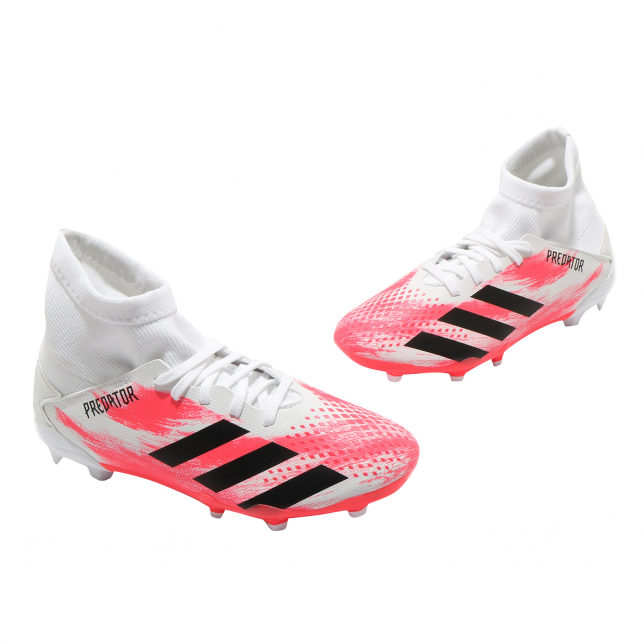 adidas Predator 20.3 Firm Ground GS Footwear White Core Black