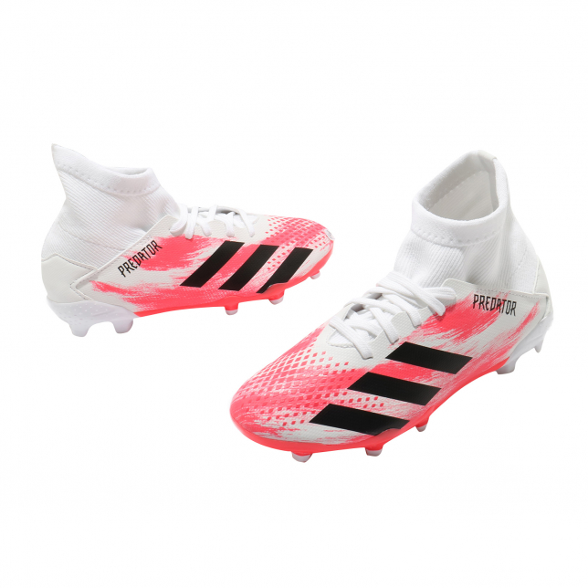 adidas Predator 20.3 Firm Ground GS Footwear White Core Black