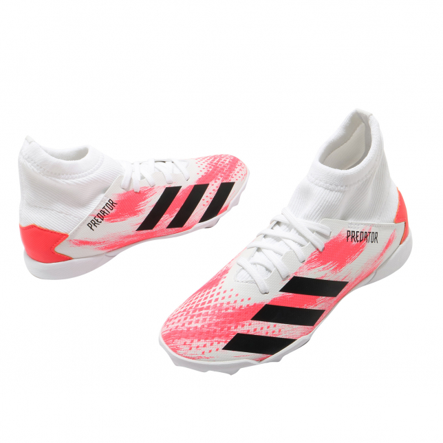 adidas Predator 20.3 Turf GS Footwear White Core Black Pop