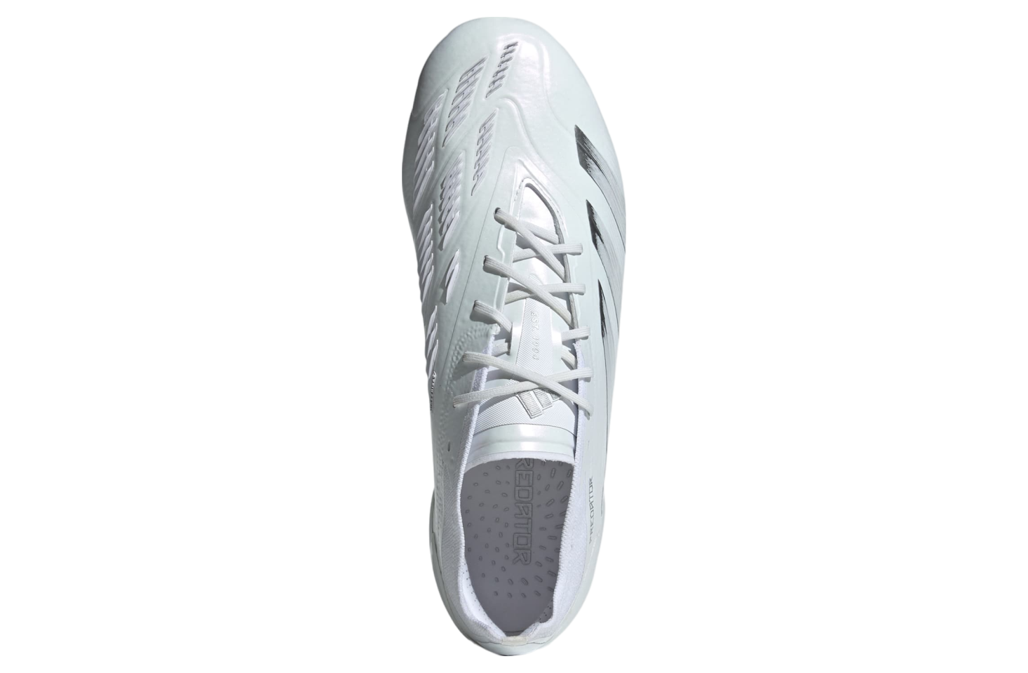 Adidas Predator 24 Elite Low FG Cloud White / Silver Metallic