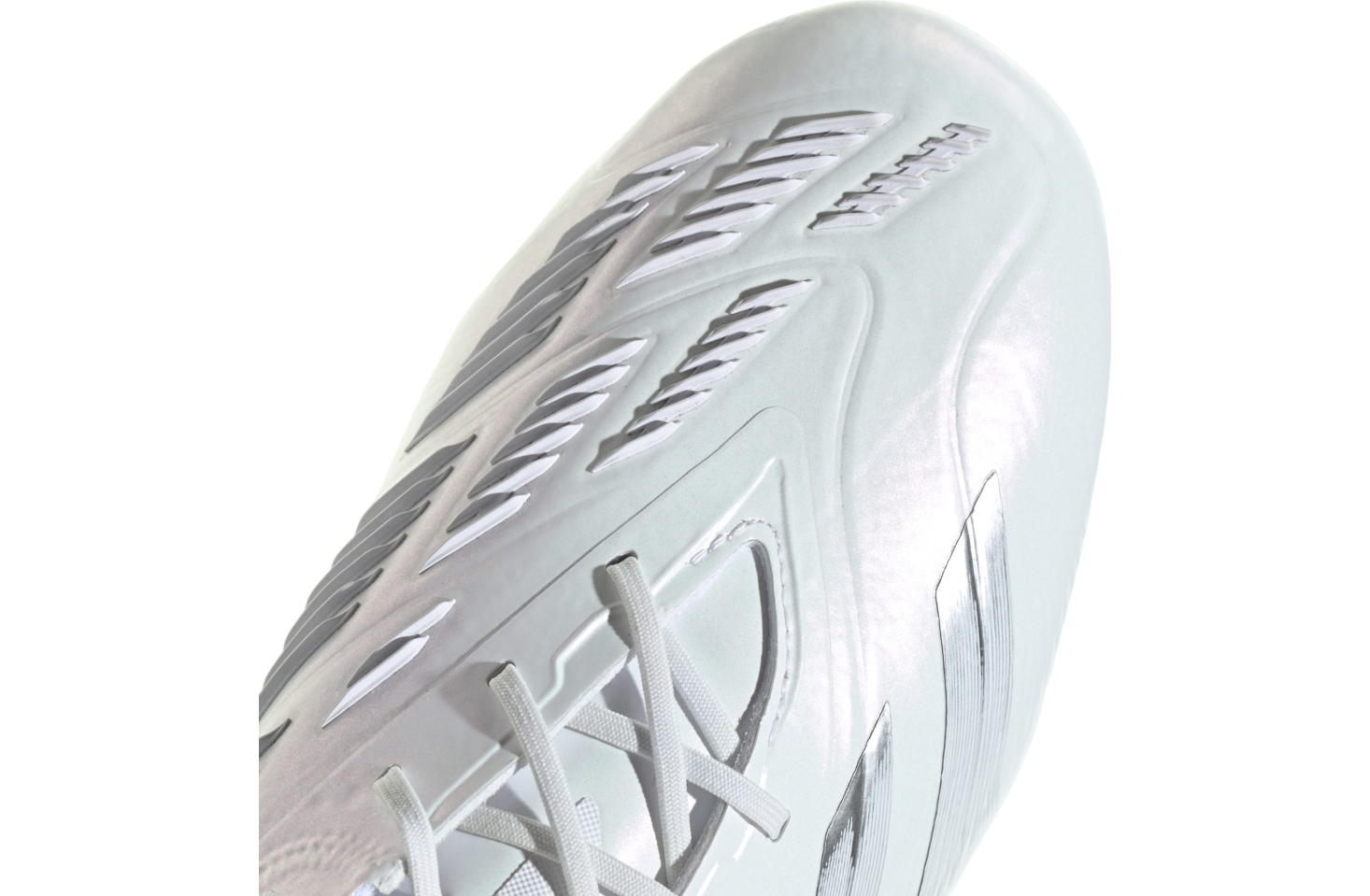 Adidas Predator 24 Elite Low FG Cloud White / Silver Metallic