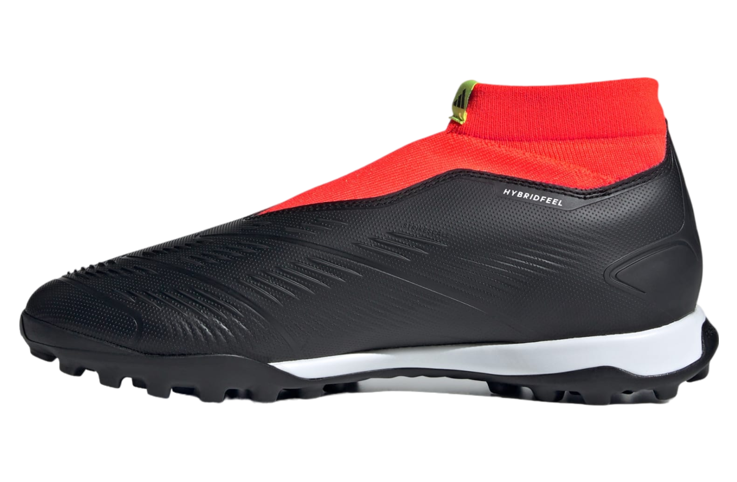 Adidas Predator 24 League Laceless Turf Soccer WMNS Core Black / Solar Red