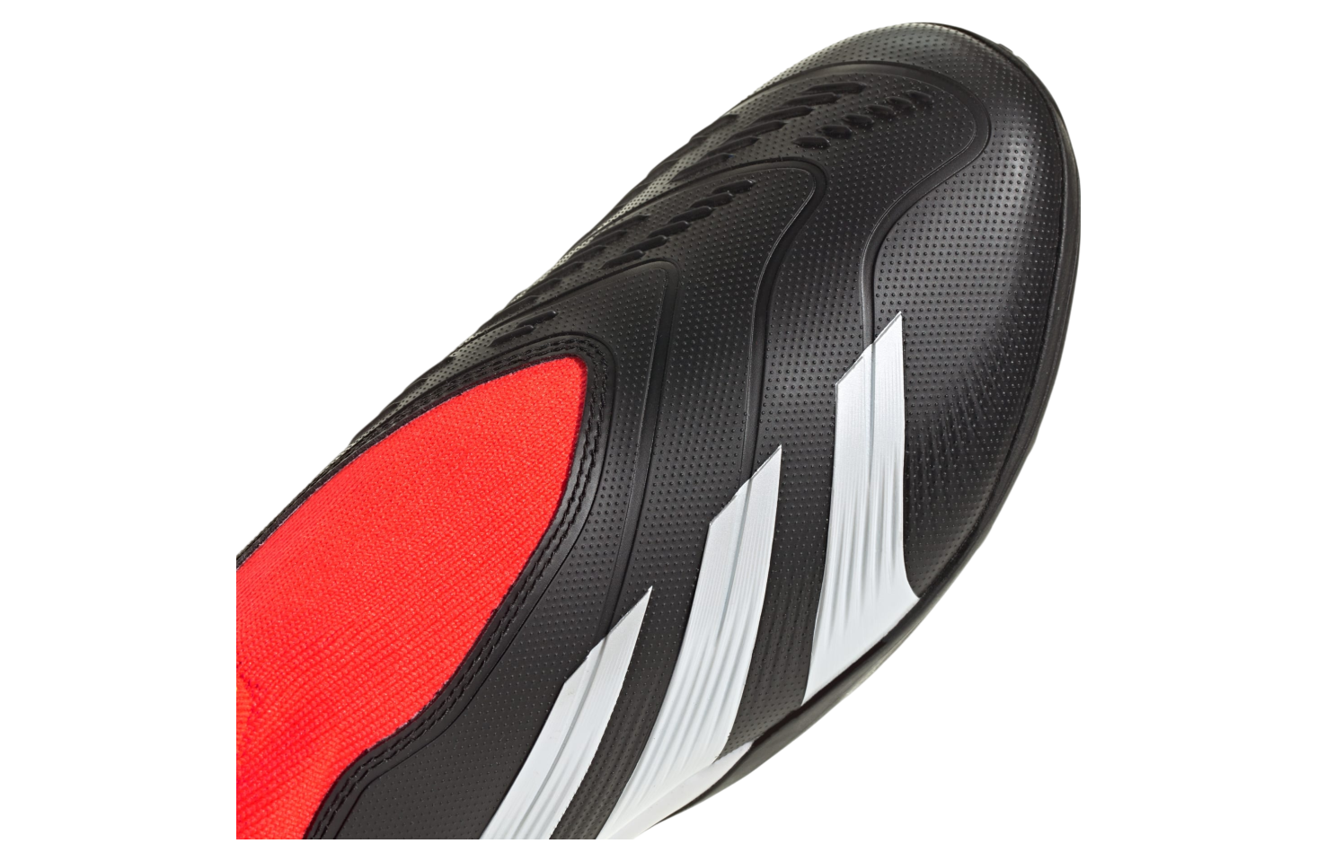 Adidas Predator 24 League Laceless Turf Soccer WMNS Core Black / Solar Red