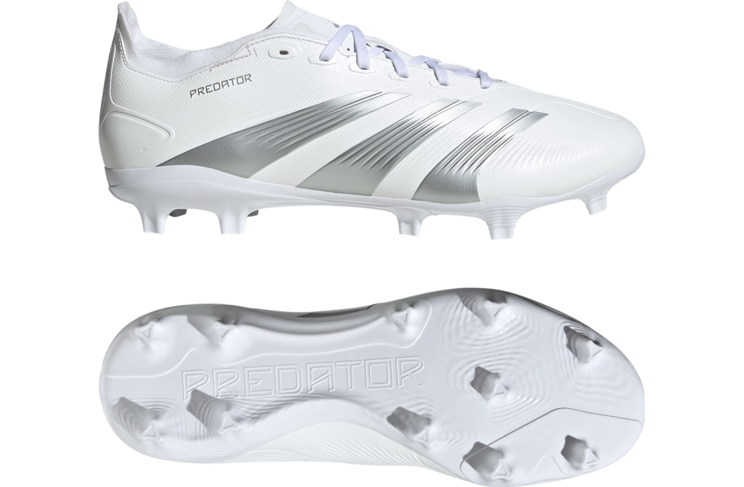 Adidas Predator 24 League Low FG WMNS Cloud White / Silver Metallic