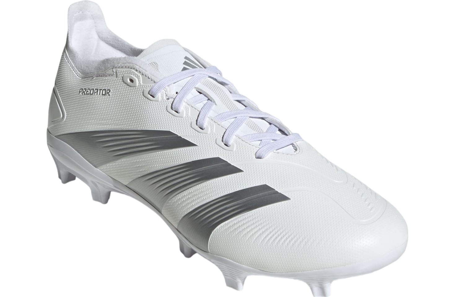 Adidas Predator 24 League Low FG WMNS Cloud White / Silver Metallic