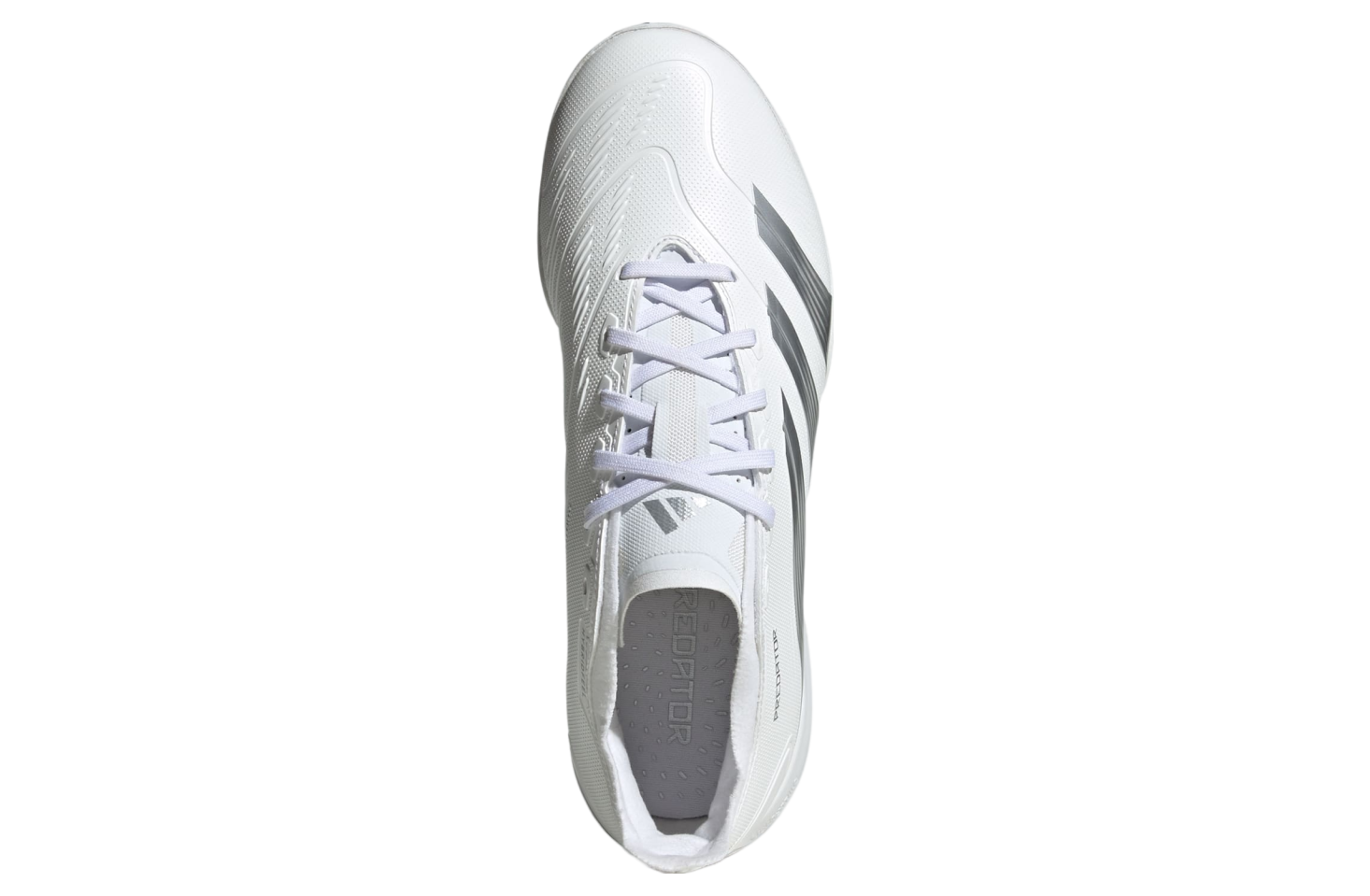 Adidas Predator 24 League Low Turf Cloud White / Silver Metallic