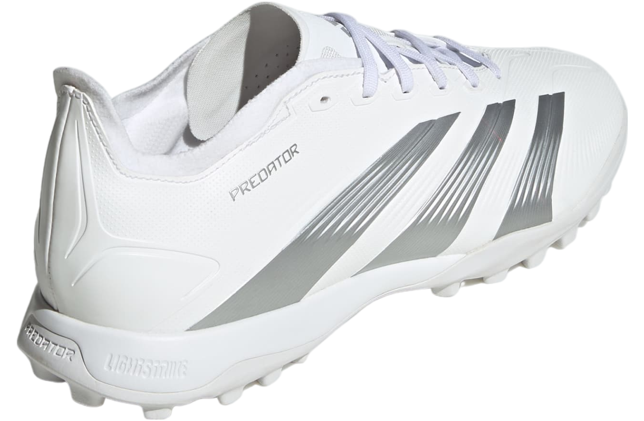 Adidas Predator 24 League Low Turf Cloud White / Silver Metallic