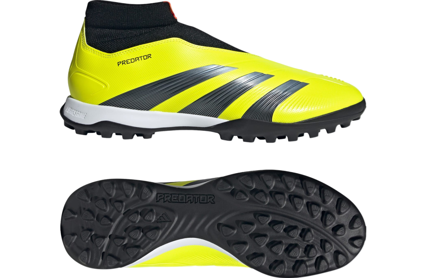 Adidas Predator 24 League Turf Laceless WMNS Team Solar Yellow 2 / Core Black