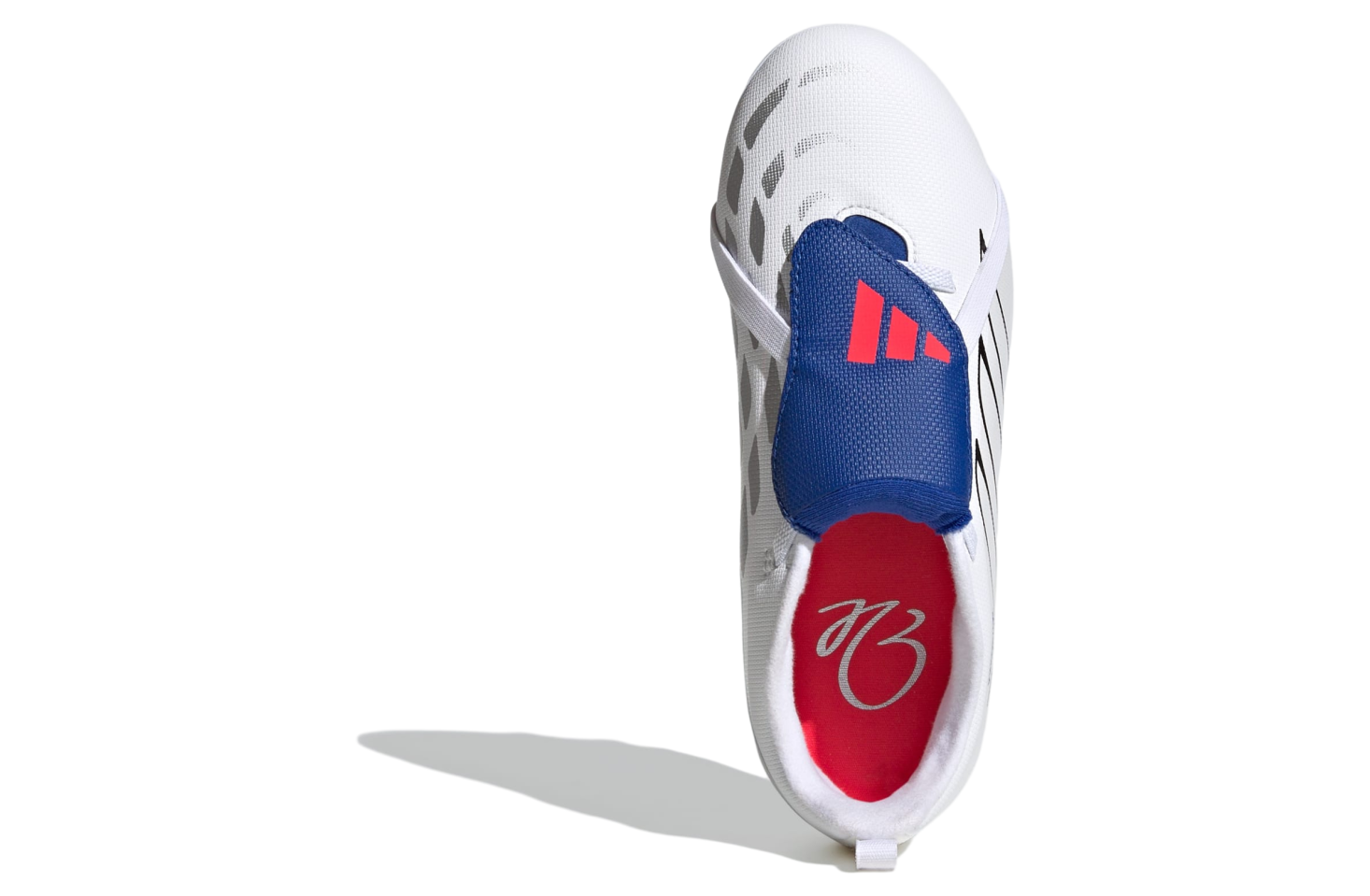 Adidas Predator Club Fold-Over Tongue Elastic Laces FG /multi Ground GS Cloud White / Zero Metalic