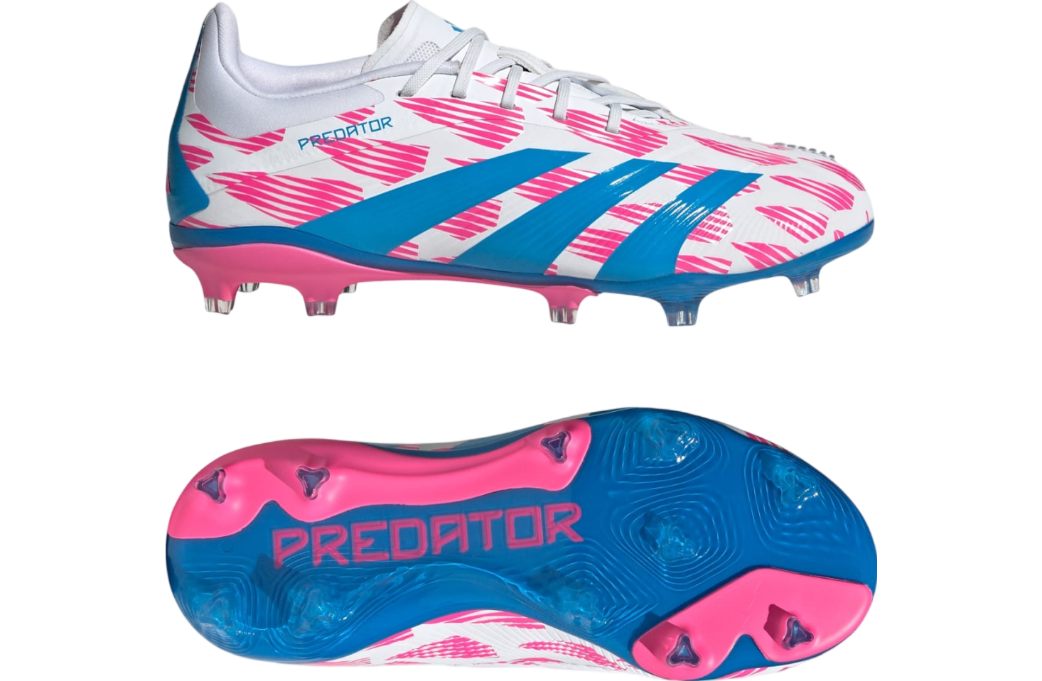 Adidas Predator Elite FG GS Cloud White / Solar Blue