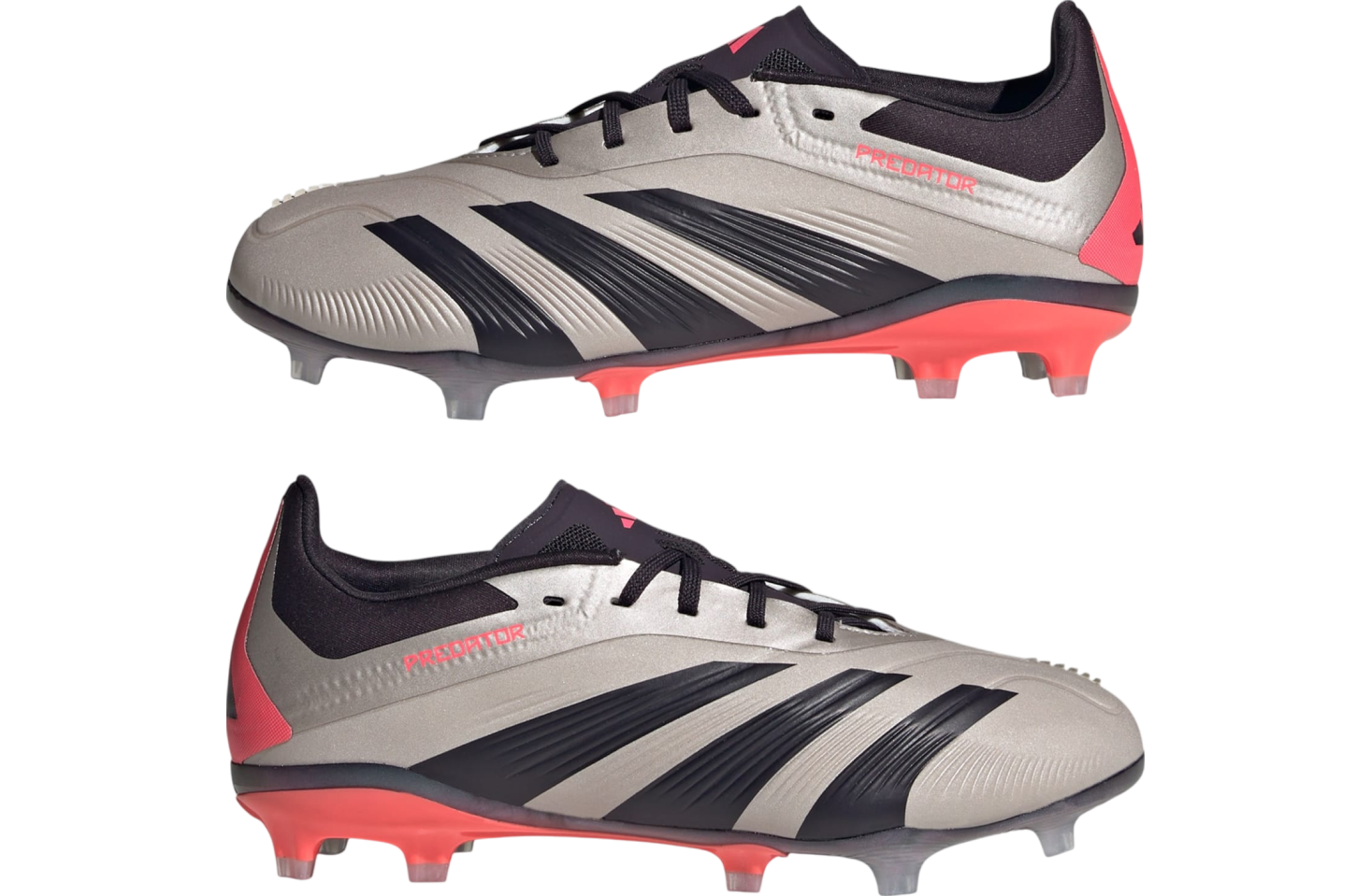 Adidas Predator Elite FG GS Platinum Metallic / Aurora Black