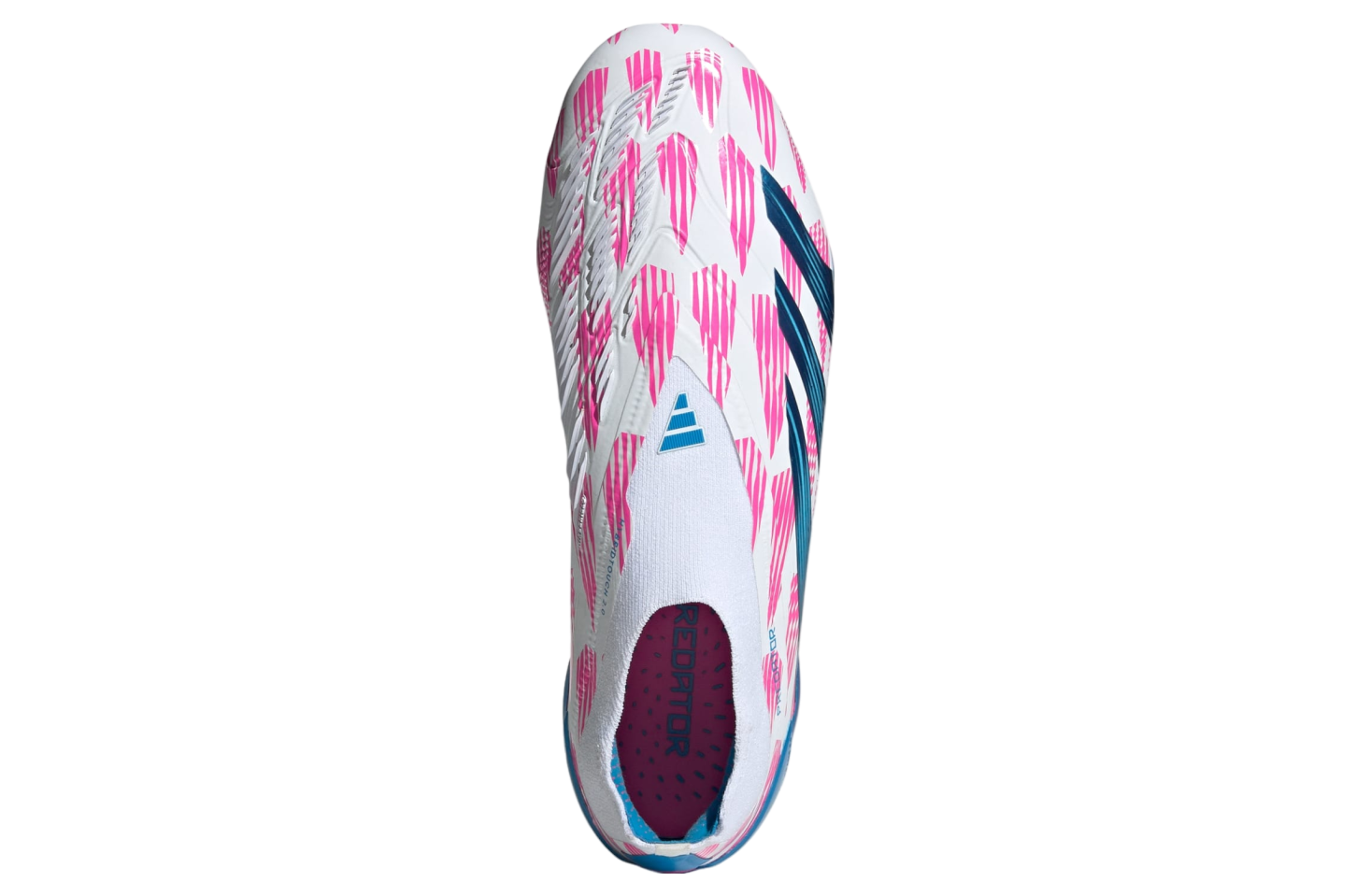 Adidas Predator Elite FG Laceless WMNS Cloud White / Solar Blue