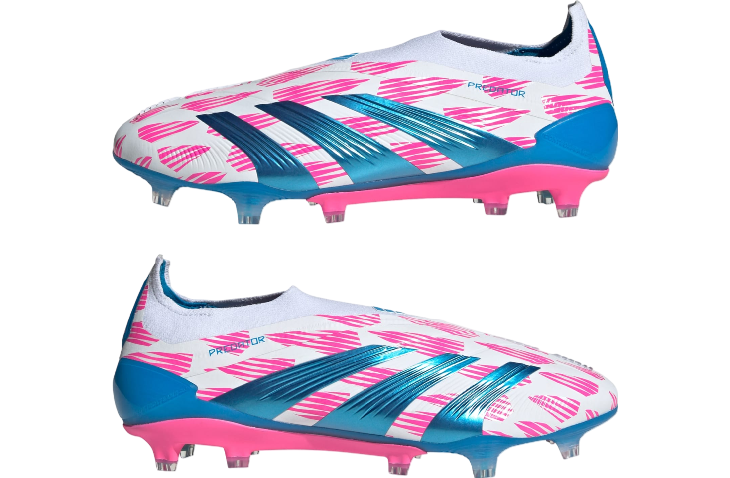 Adidas Predator Elite FG Laceless WMNS Cloud White / Solar Blue