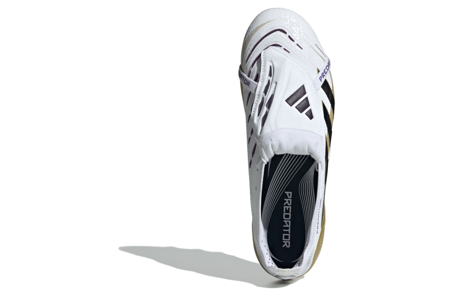 Adidas Predator Elite Fold-over Tongue Ag Cloud White / Core Black / Gold Metallic