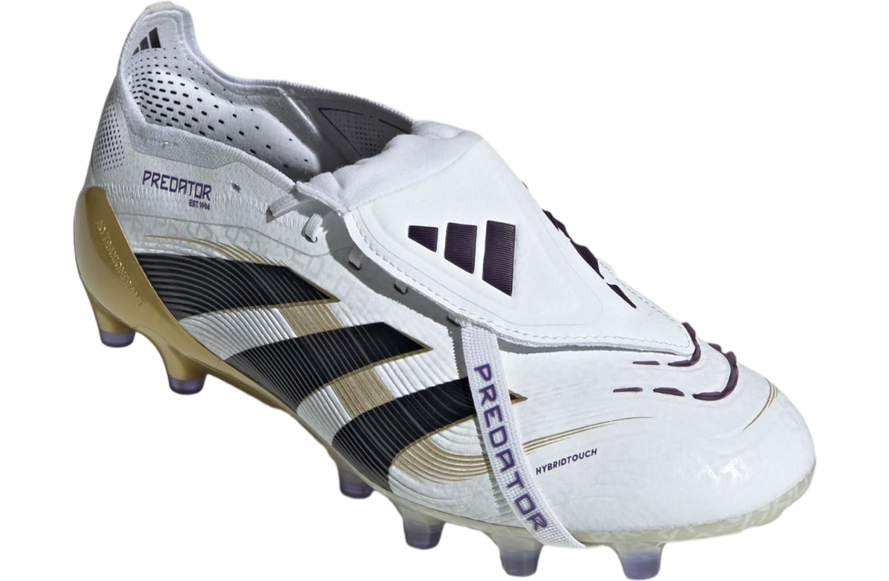 Adidas Predator Elite Fold-over Tongue Ag Cloud White / Core Black / Gold Metallic