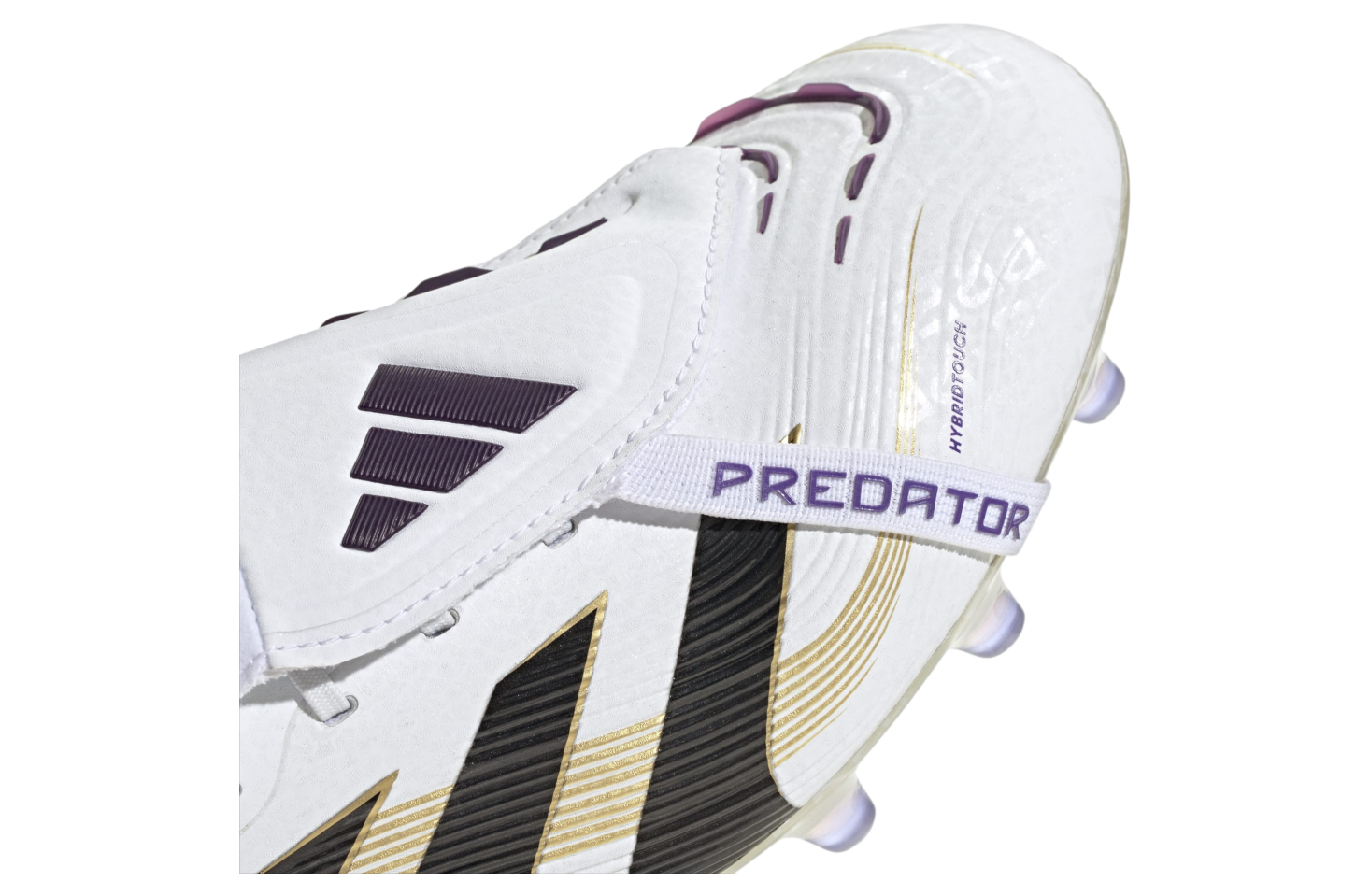 Adidas Predator Elite Fold-over Tongue Ag Cloud White / Core Black / Gold Metallic