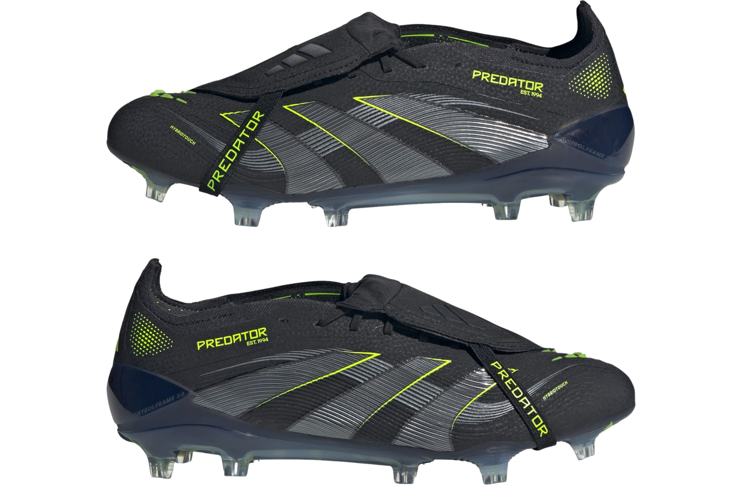 Adidas Predator Elite Fold-Over Tongue FG Core Black / Carbon