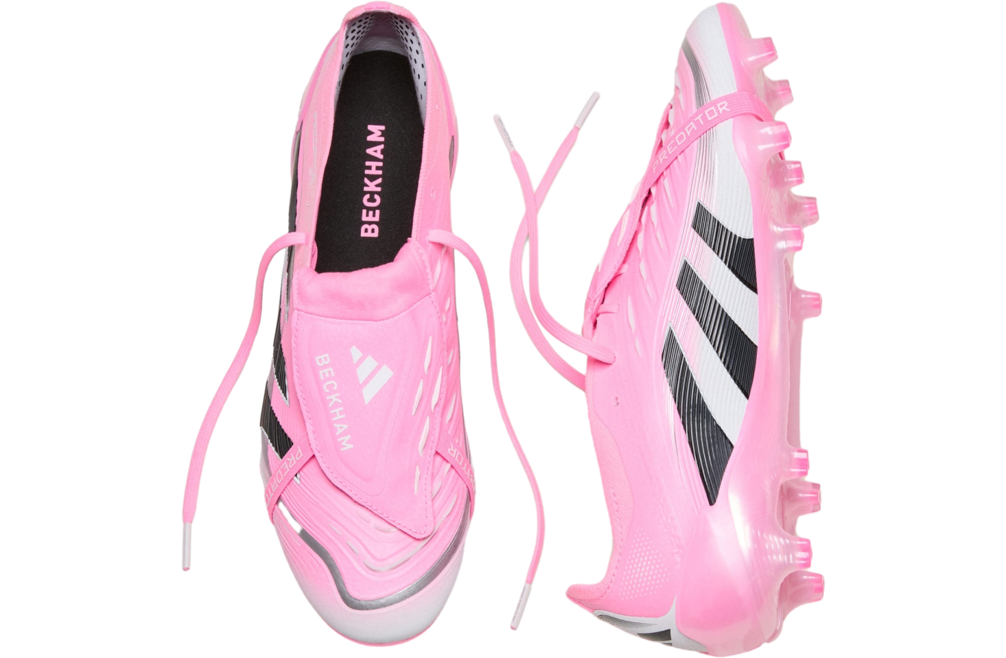 Adidas Predator Elite Fold-over Tongue Fg Football Beckham Beam Pink / Core Black