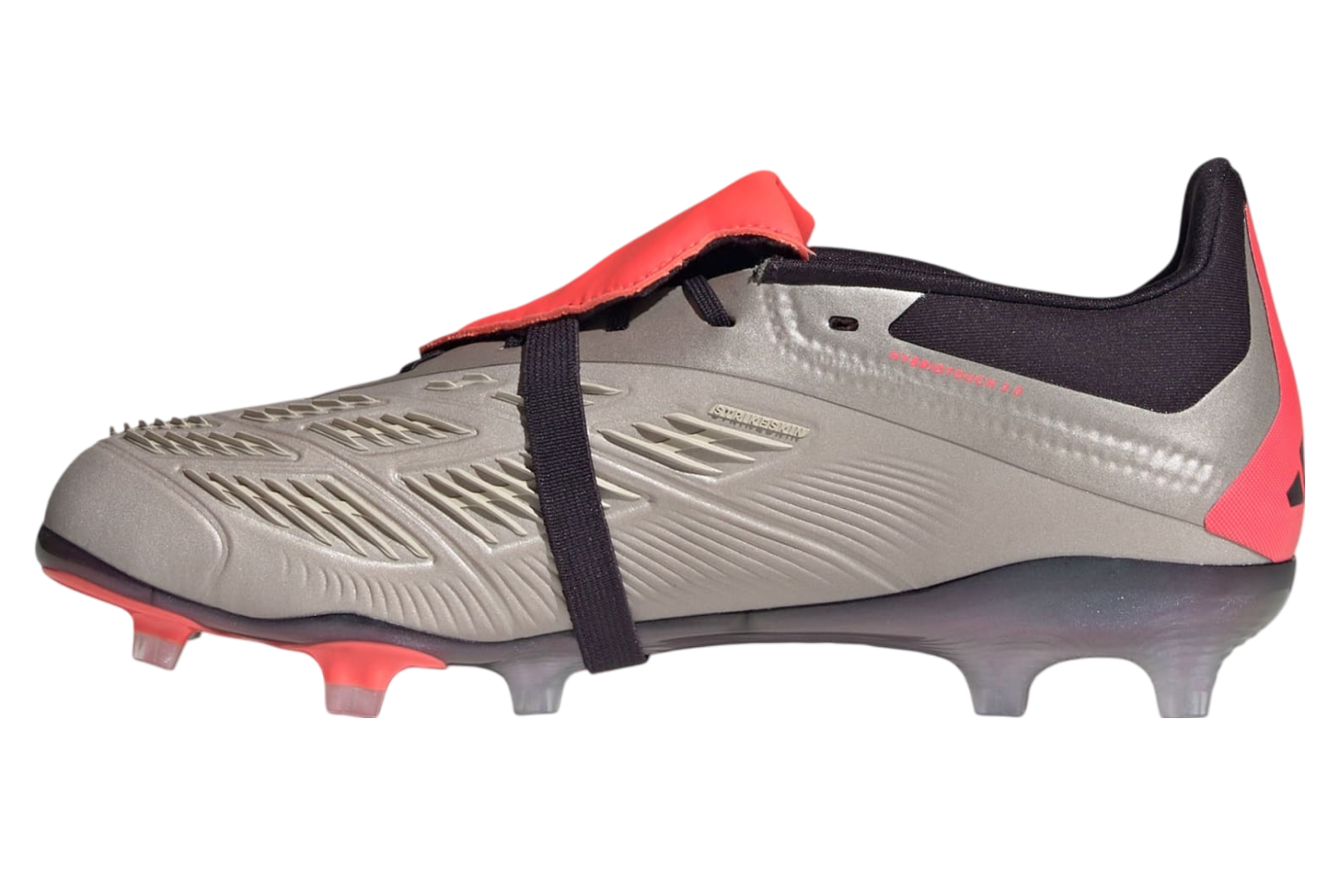 Adidas Predator Elite Fold-Over Tongue FG GS Platinum Metallic / Aurora Black