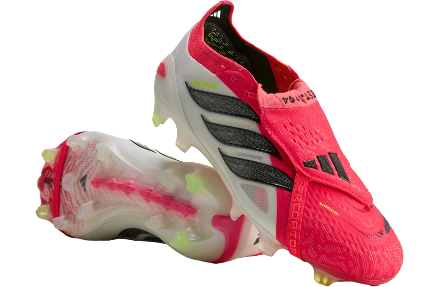 Adidas Predator Elite Fold-Over Tongue FG Lucid Red / Core Black
