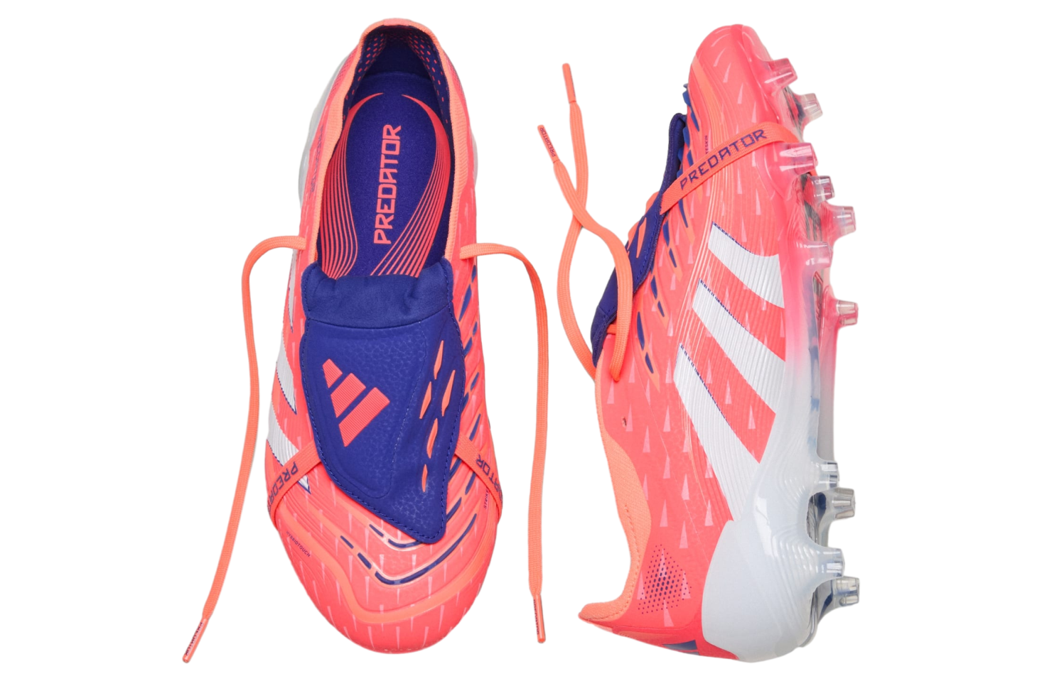 Adidas Predator Elite Fold-Over Tongue FG Signal Coral / Cloud White