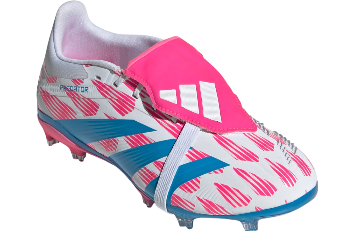 Adidas Predator Elite Foldover Tongue FG GS Cloud White / Solar Blue