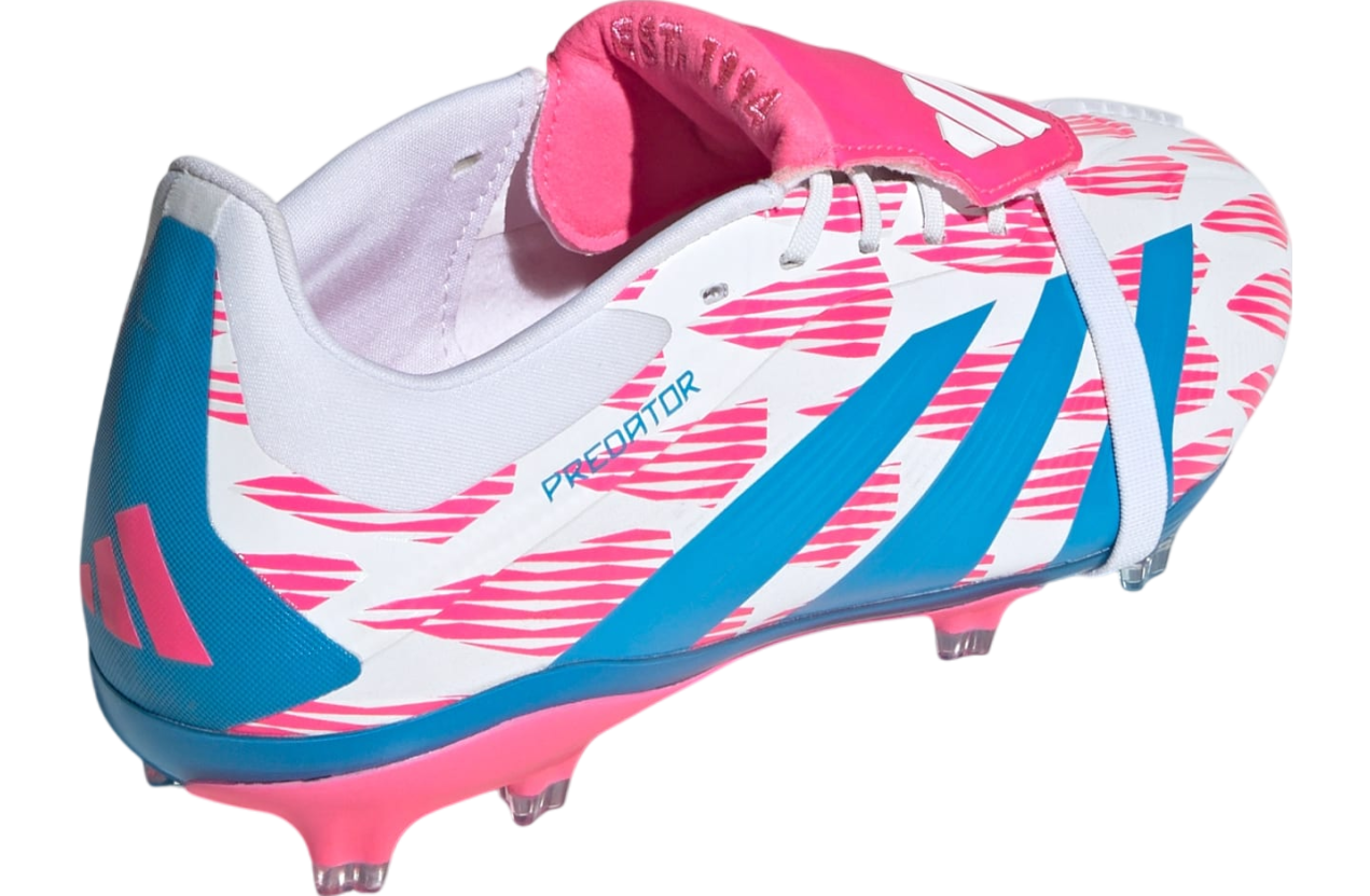 Adidas Predator Elite Foldover Tongue FG GS Cloud White / Solar Blue