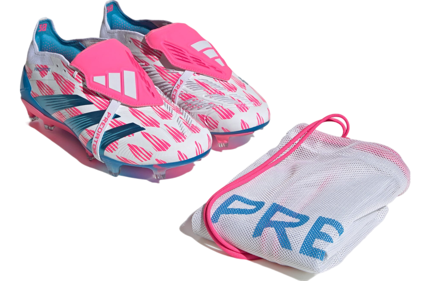 Adidas Predator Elite Foldover Tongue Fg Wmns Cloud Solar Pink / Solar Blue