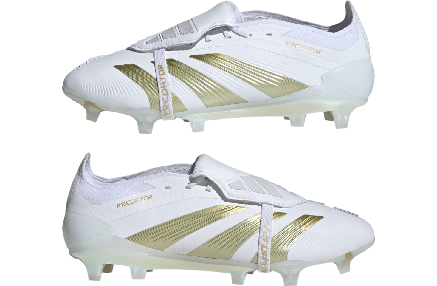 Adidas Predator Elite Foldover Tongue FG WMNS Cloud White / Gold Metallic