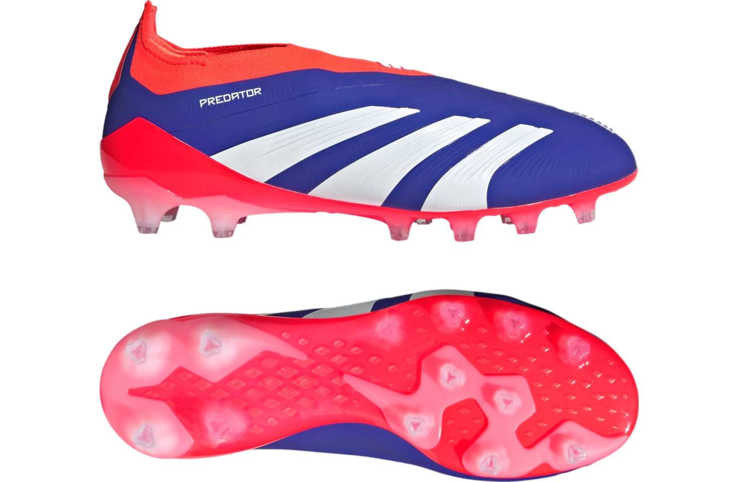 Adidas Predator Elite Laceless AG Lucid Blue / Cloud White