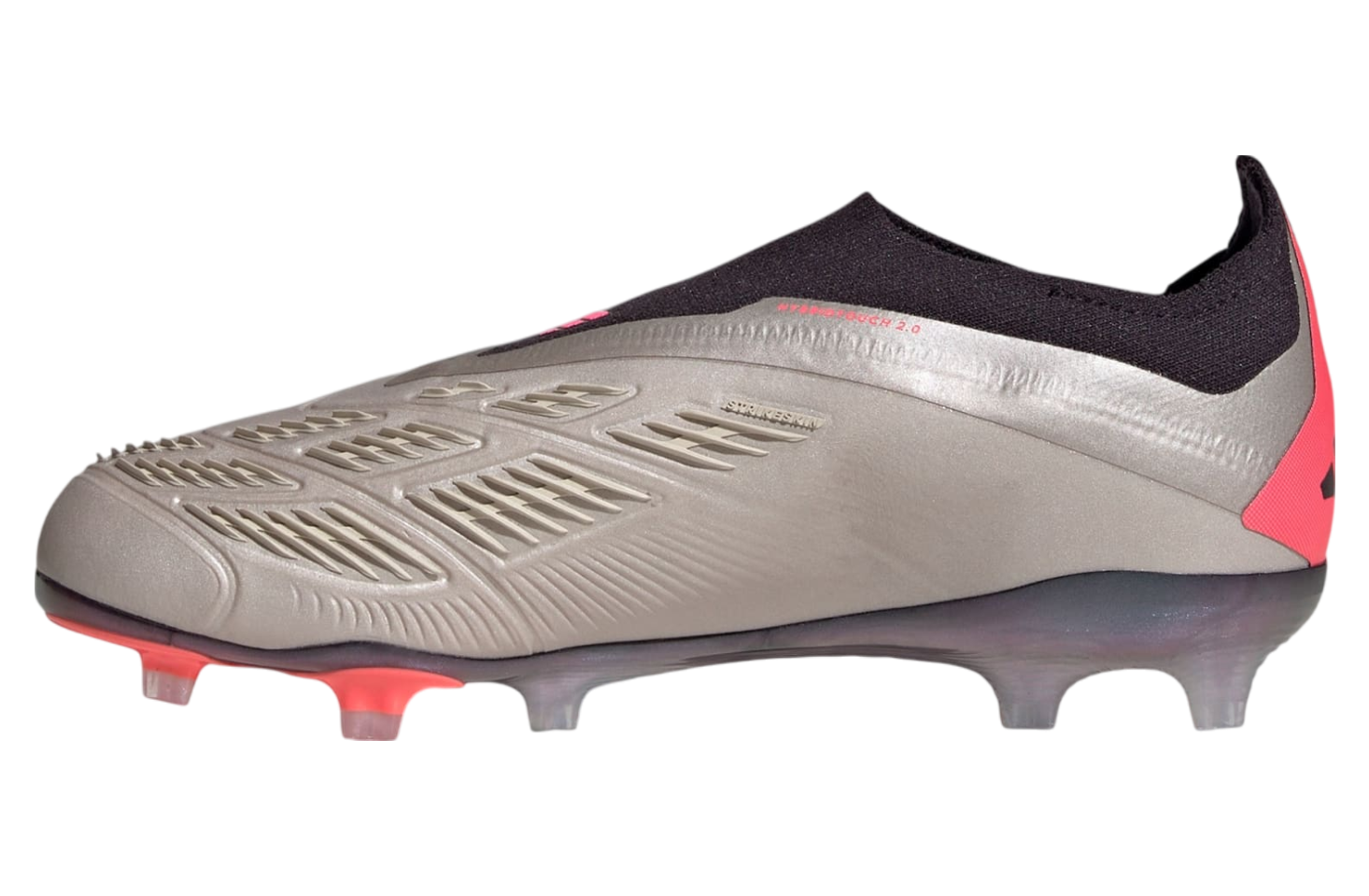 Adidas Predator Elite Laceless FG GS Platinum Metallic / Aurora Black