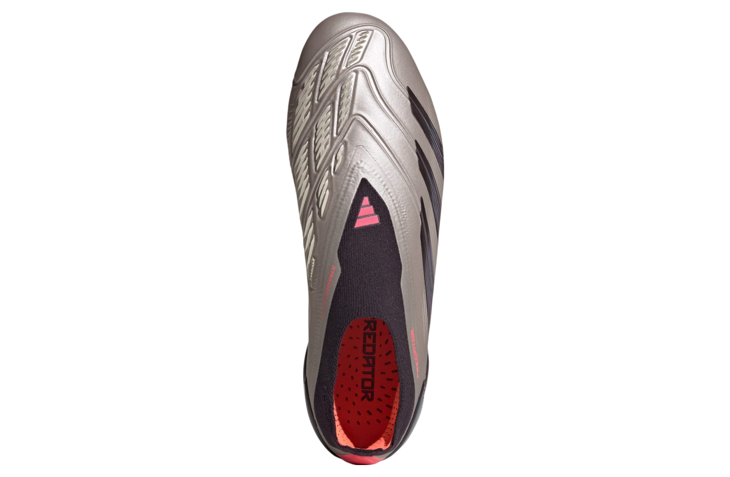 Adidas Predator Elite Laceless FG Platinum Metallic / Aurora Black