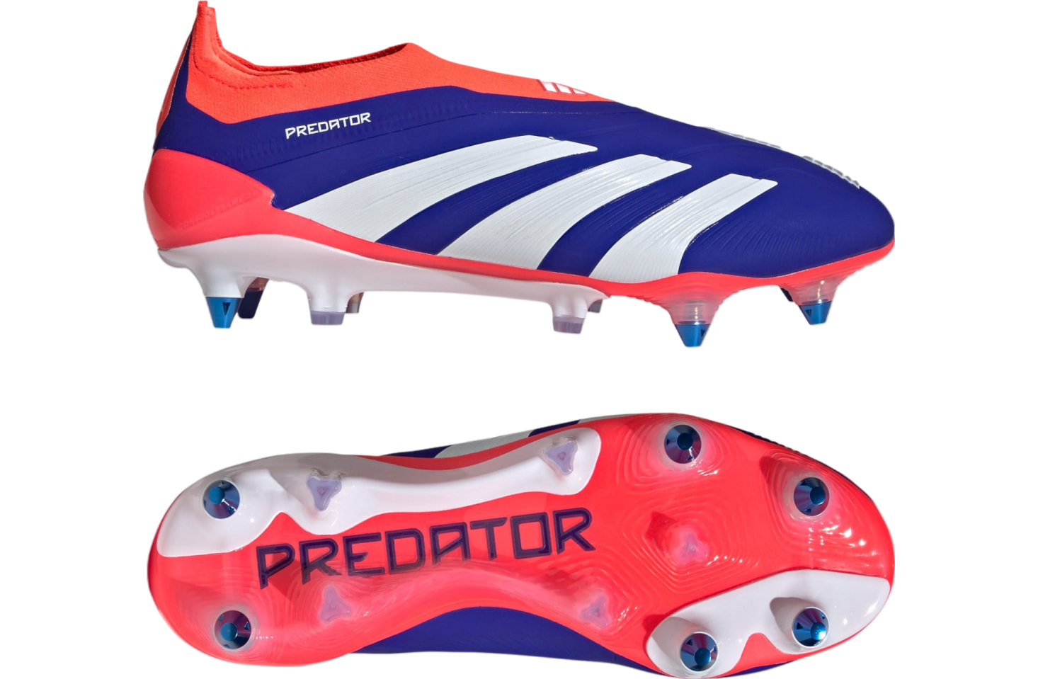 Adidas Predator Elite Laceless SG Lucid Blue / Cloud White