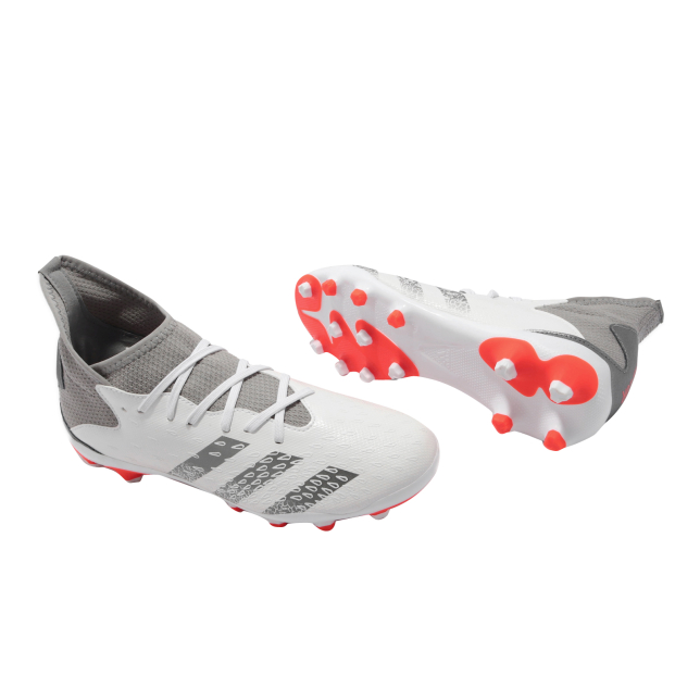 adidas Predator Freak.3 Multiground Boots GS Footwear White Solar Red FY6305