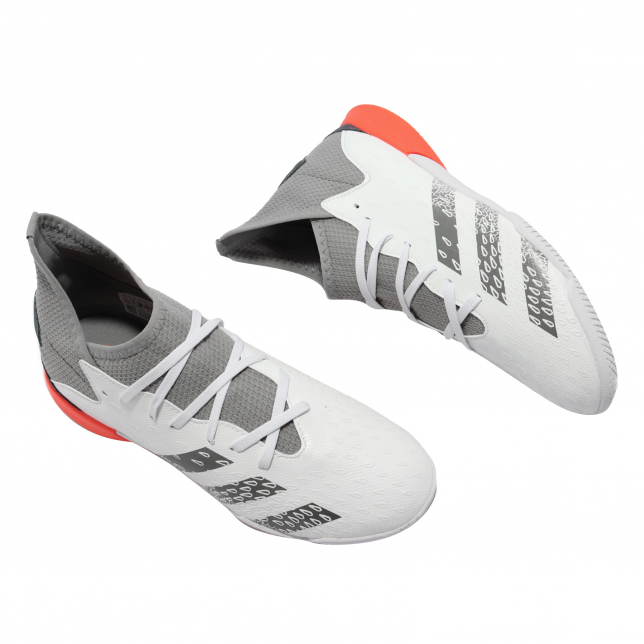 adidas Predator Freak.3 Multiground Boots GS Footwear White Solar Red - Nov 2021 - FY6286