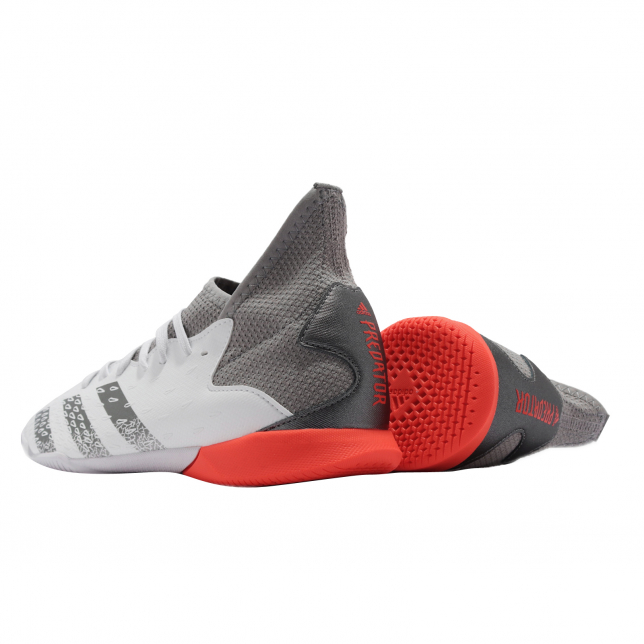 adidas Predator Freak.3 Multiground Boots GS Footwear White Solar Red - Nov 2021 - FY6286