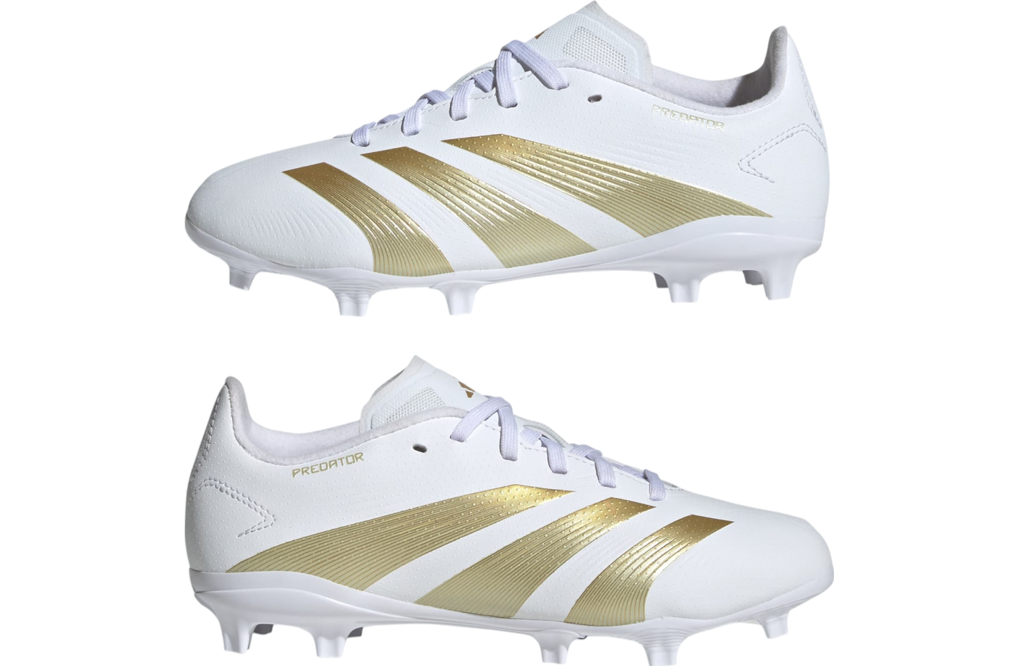 Adidas Predator League FG GS Cloud White / Gold Metallic