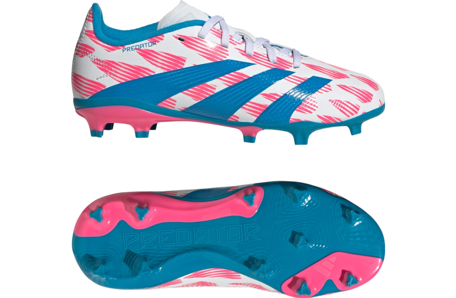 Adidas Predator League FG GS Cloud White / Solar Blue